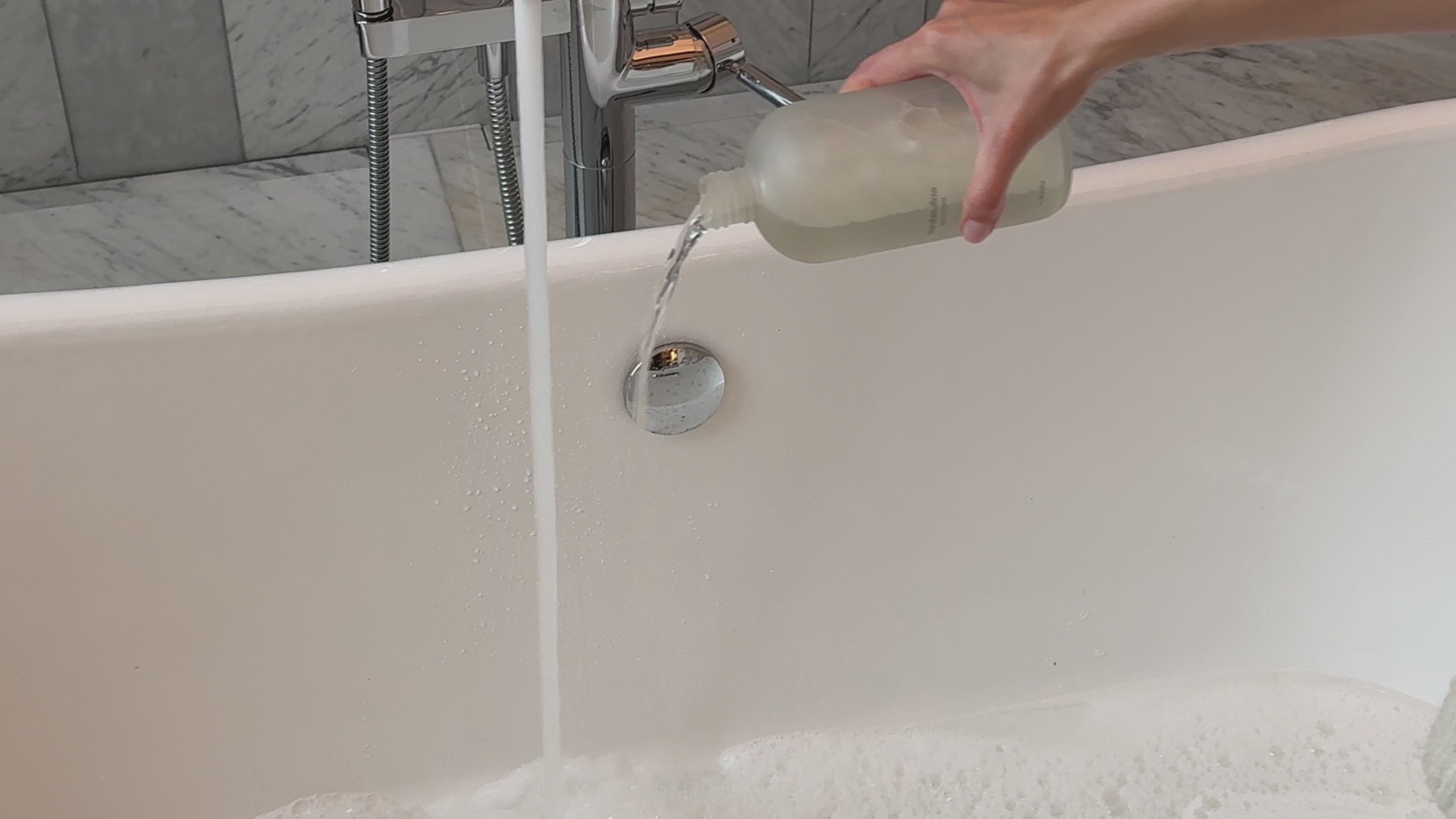 Video with text overlay